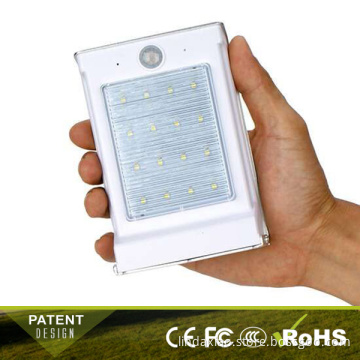 Solar Home Light Wall Mount Pir Motion Sensor Lamp Led 16pcs